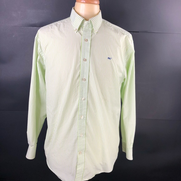 Vineyard Vines Other - Vineyard Vines Mens L Green LS Whale Shirt - flaw